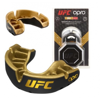 OPRO UFC GOLD ochraniacz na zęby szczęki -czarno/złoty